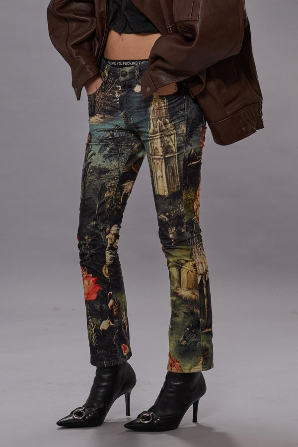 R13 KICK FIT Eden Velveteen