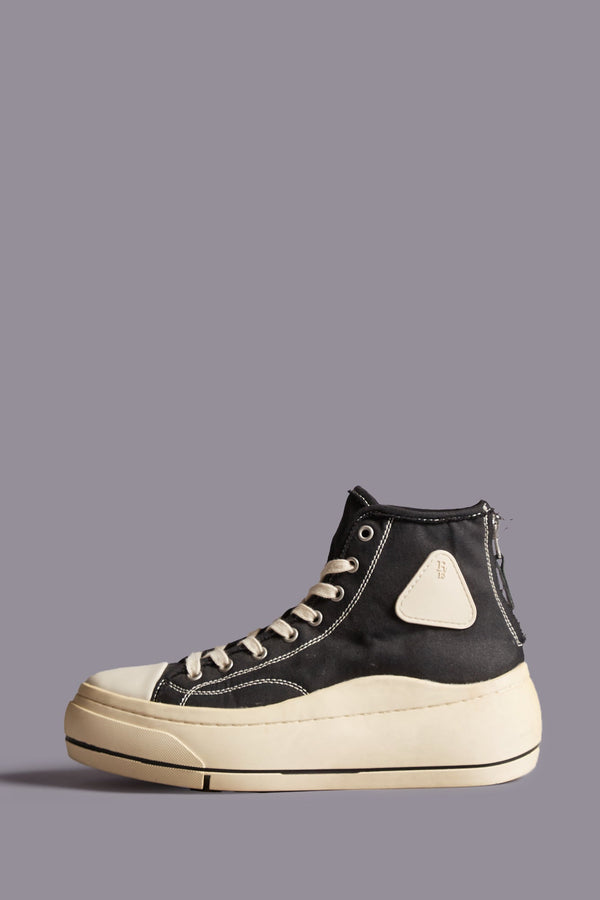 r13 KURT HIGH TOP SNEAKER black