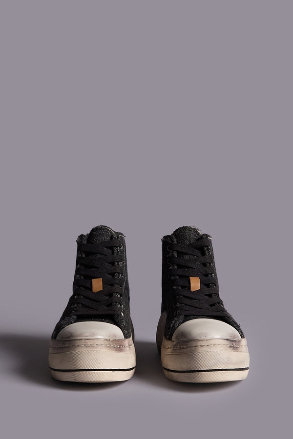 R13 KURT HIGH TOP SNEAKER Dark Grey