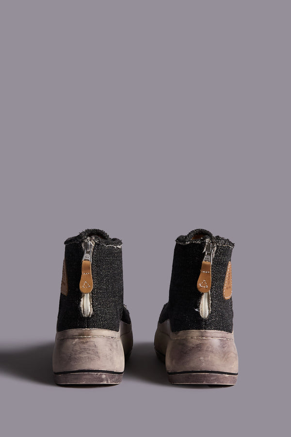 R13 KURT HIGH TOP SNEAKER Dark Grey