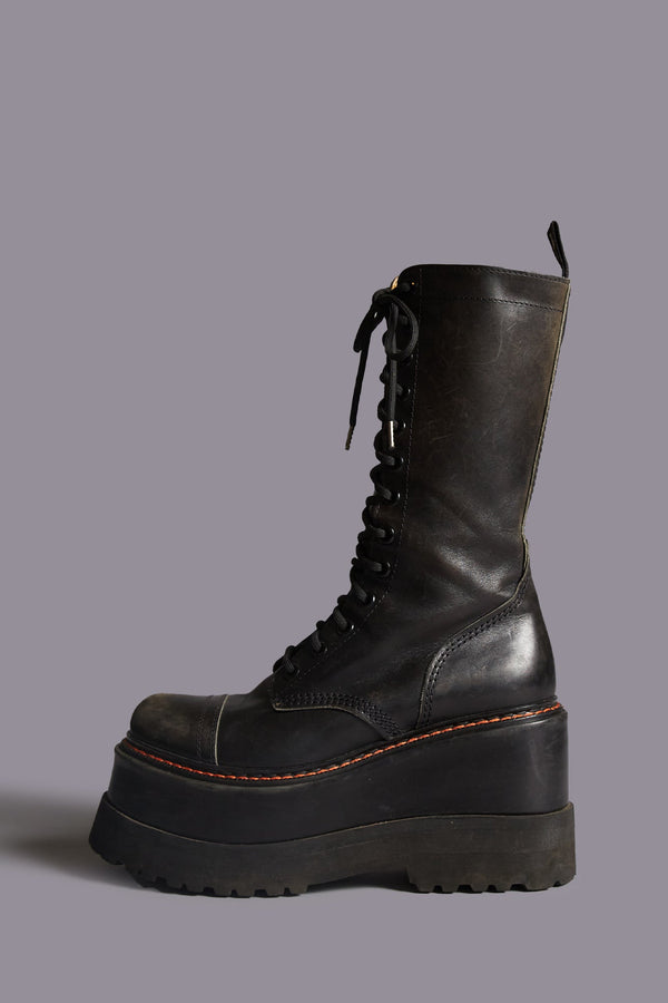 r13 MEDIUM JUMP BOOT black