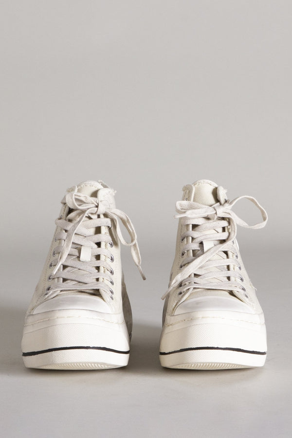R13 MEN'S KURT HIGH TOP SNEAKER-ECRU Ecru