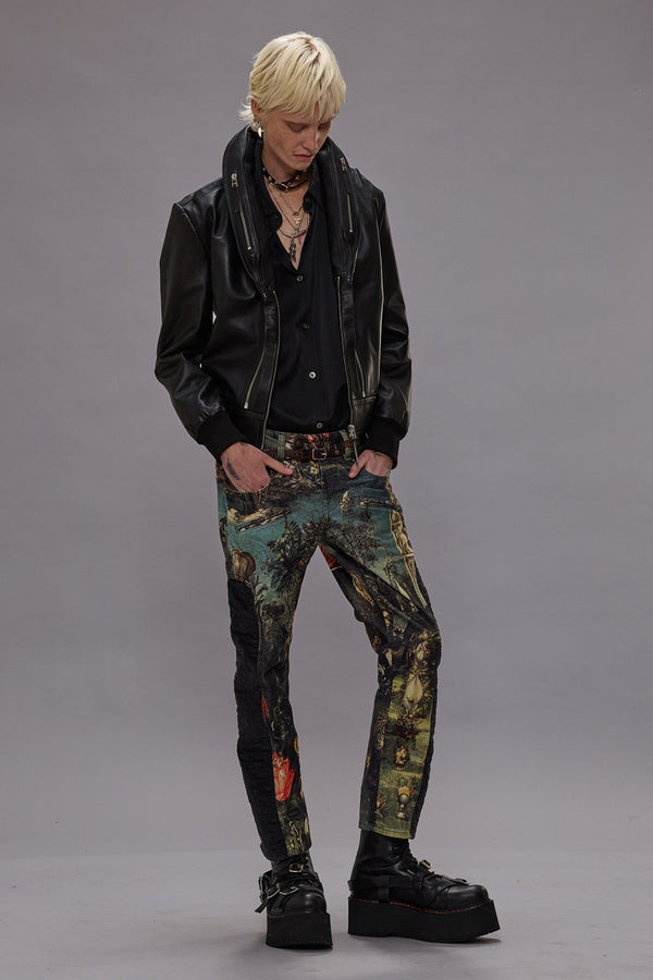 R13 MOTO BOY STRAIGHT Eden Velveteen