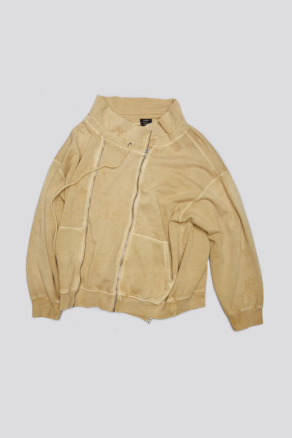 R13 PAPERBAG ZIP-UP Khaki