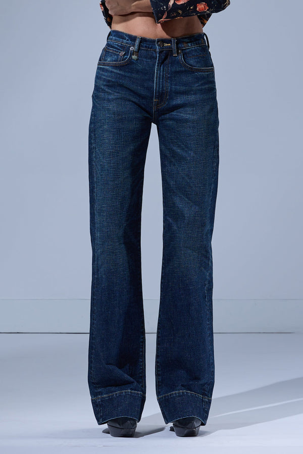 R13 PAULINE JEAN Hoyt Blue Stretch