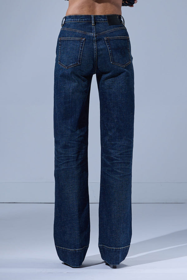 R13 PAULINE JEAN Hoyt Blue Stretch