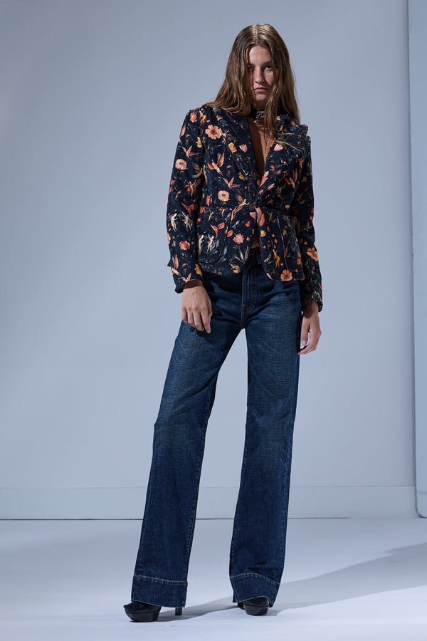 r13 PAULINE JEAN hoyt blue stretch