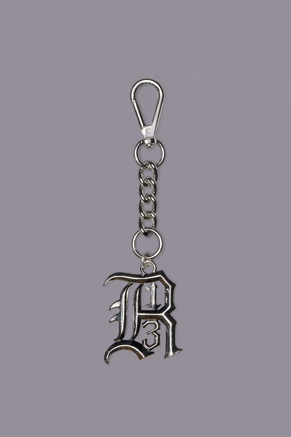 r13 R13 KEYCHAIN silver