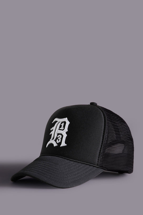 r13 R13 TRUCKER HAT black