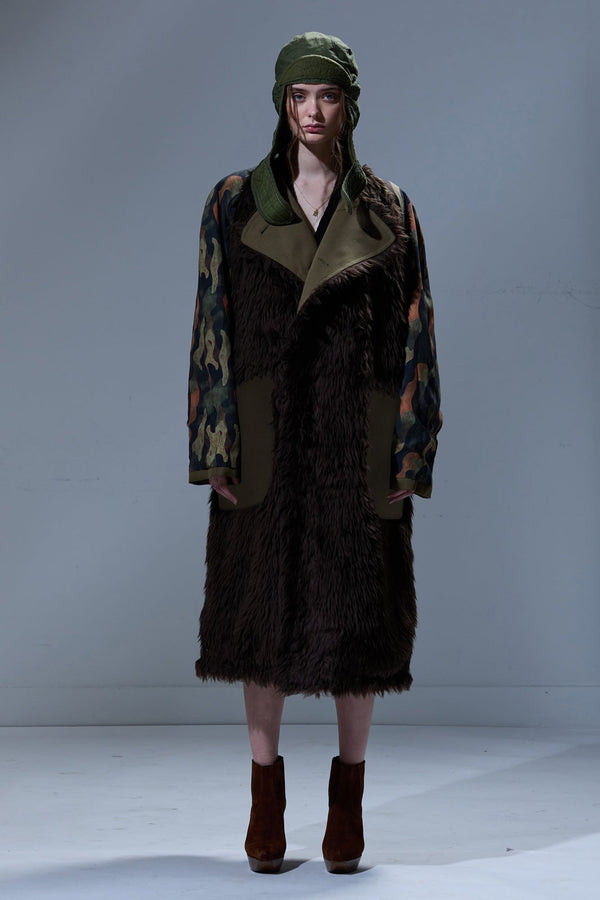 R13 REVERSIBLE TRENCH LINER Brown