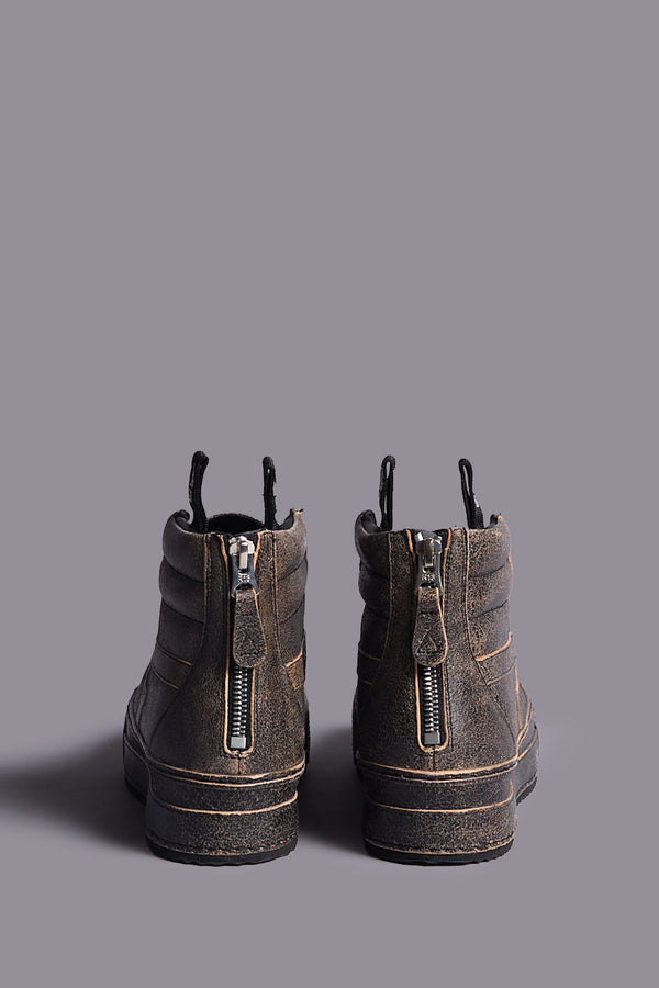 R13 ROGUE SNEAKER Distressed Black