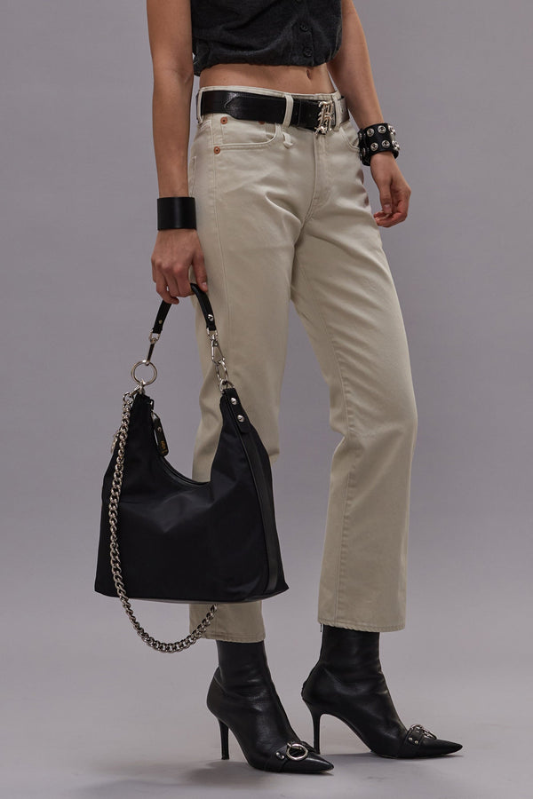 r13 ROMEO JEAN ivory sateen