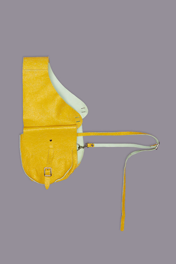 R13 SADDLE BAG Yellow / Aqua