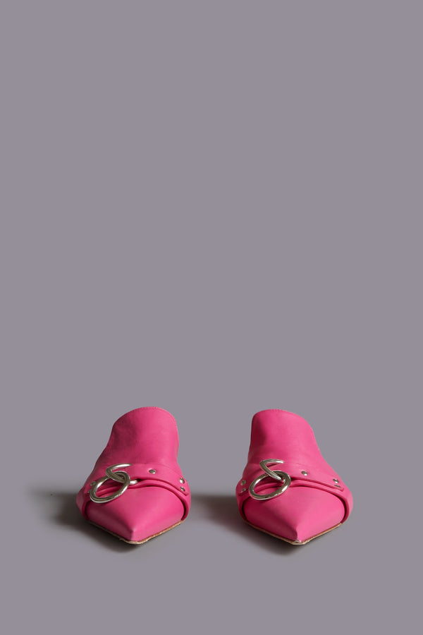 R13 SID HARNESS MULE Bright Pink