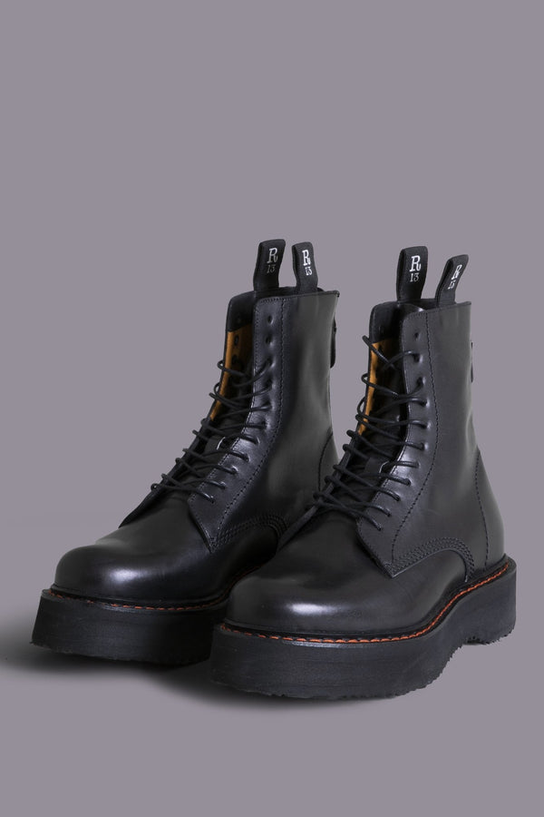 R13 SINGLE STACK BOOT Black