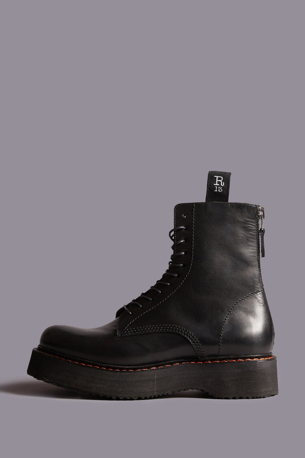 r13 SINGLE STACK BOOT black