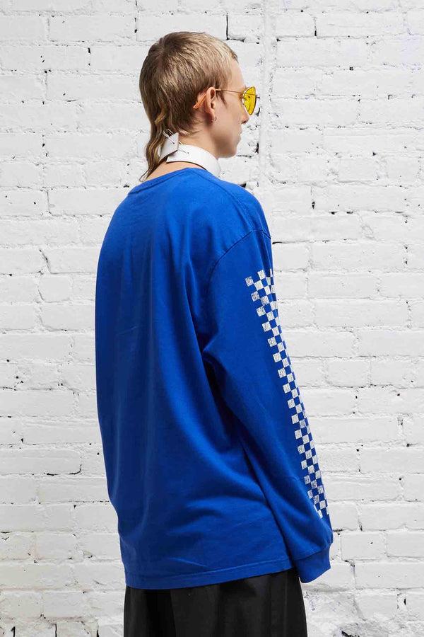 R13 SKATE LONG SLEEVE T Blue