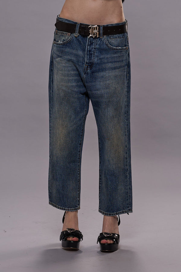 R13 TAILORED DROP Barter Indigo