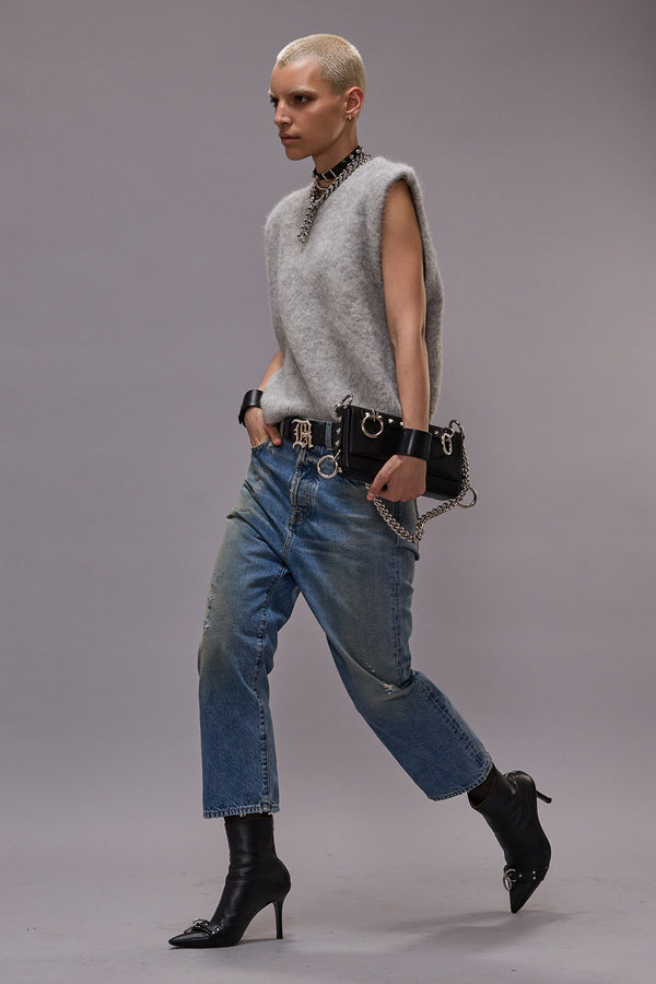 R13 TAILORED DROP Merrin Blue