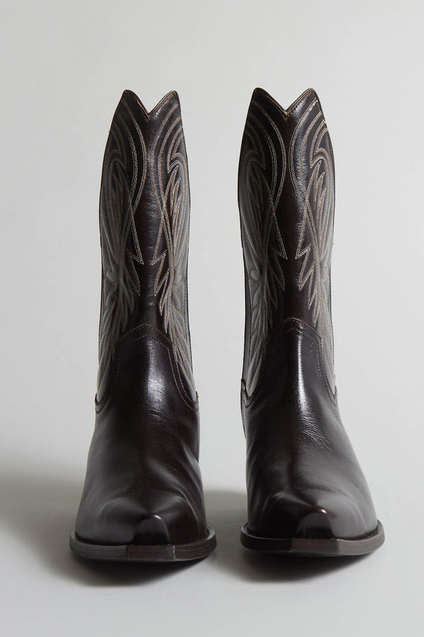 R13 TALL HALF ANKLE COWBOY BOOT Mixed Colors