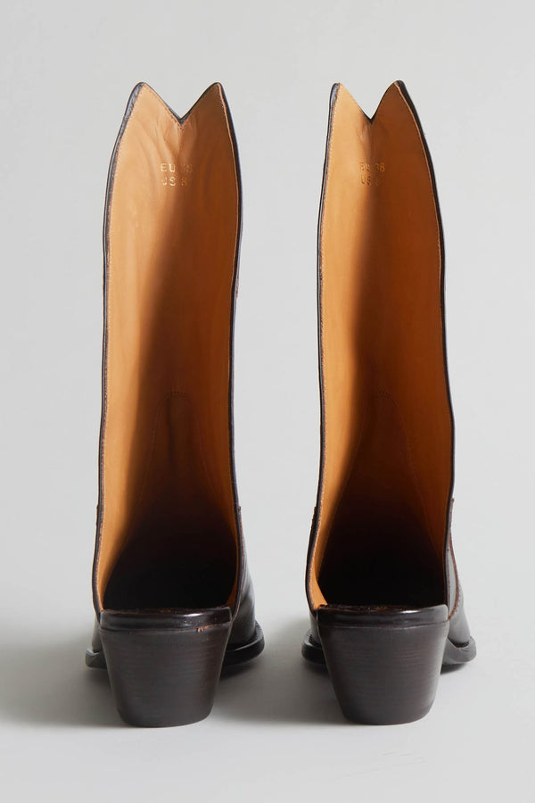 R13 TALL HALF ANKLE COWBOY BOOT Mixed Colors