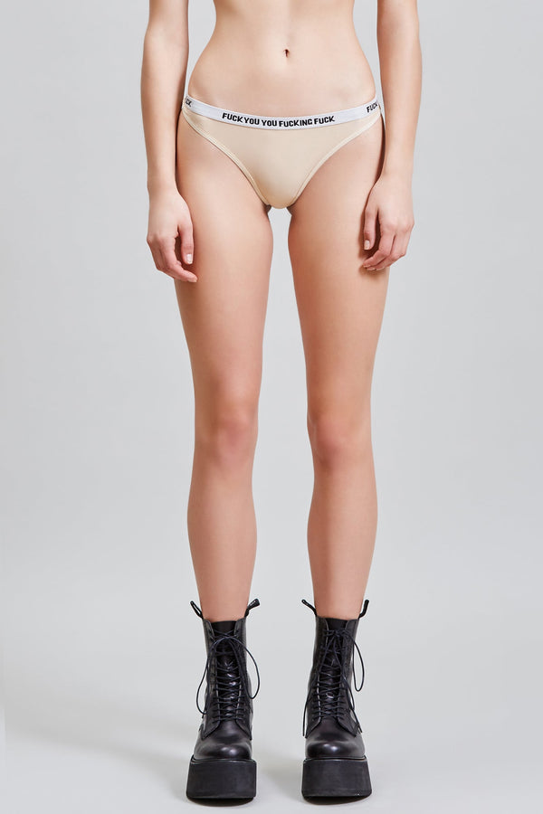 R13 THONG Nude