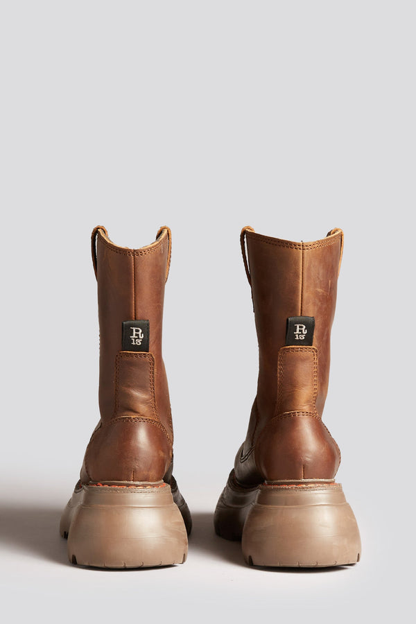 R13 WORKWEAR BOOT Brown