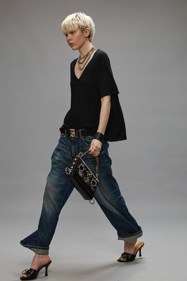 R13 X-BOYFRIEND JEAN Ansel Blue