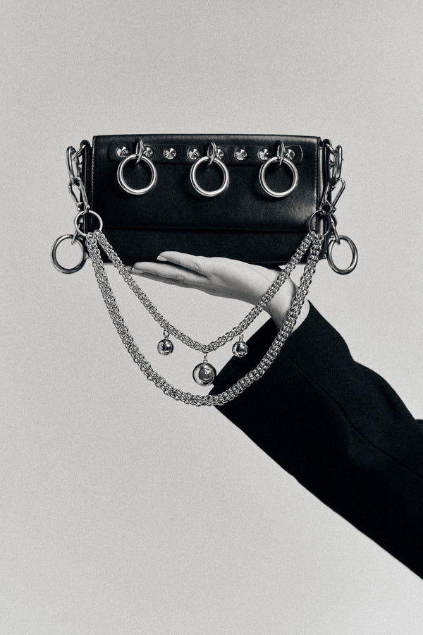 r13 R13 x VEERT TRIPLE 8-BALL CHAIN silver grey steel