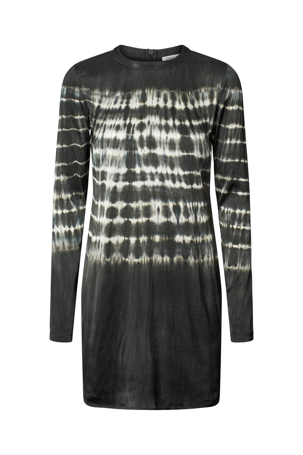 rabens saloner Agna Frequency short tube dress I Caviar combo