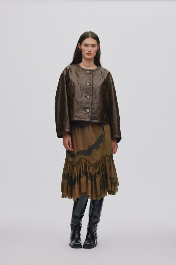 rabens saloner Arijana Cosmic midi skirt I Timber combo