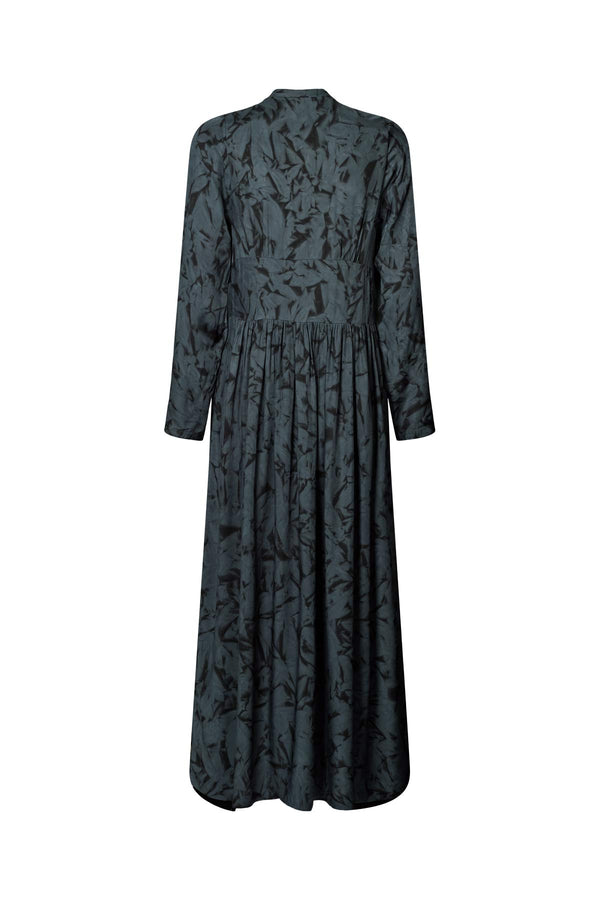 Rabens Saloner Athena Crystal Vintage Dress I Midnight Black Combo