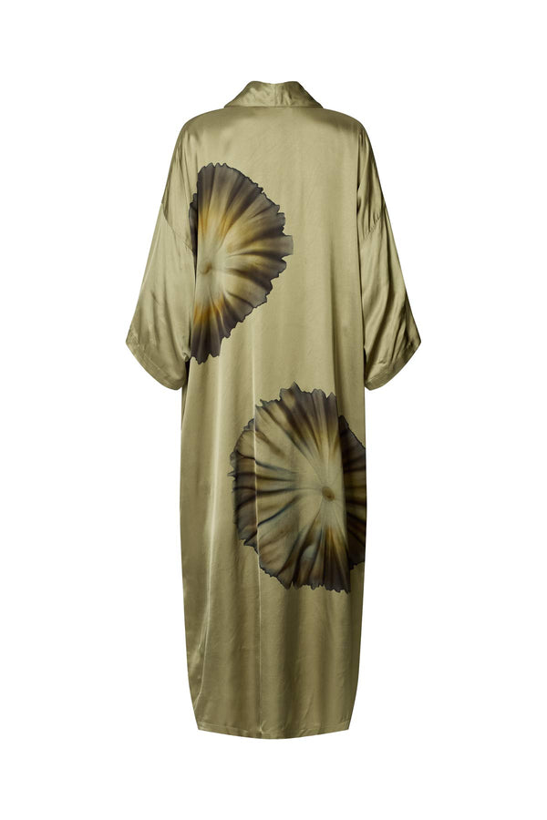 Rabens Saloner Aysha Bloom Kimono Jacket I Hazelnut Combo