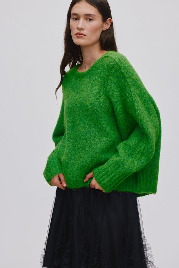rabens saloner Beka Superlight boxy sweater I Viper green