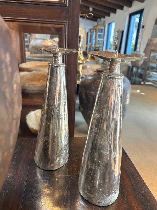 Rabens Saloner Bronce Candlestick Rabens Apartment I Silver Brass