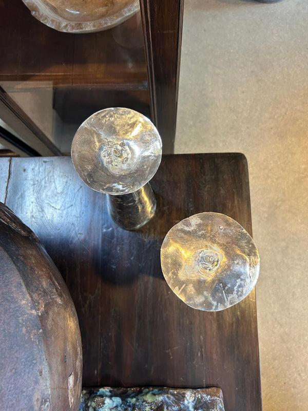 Rabens Saloner Bronce Candlestick Rabens Apartment I Silver Brass