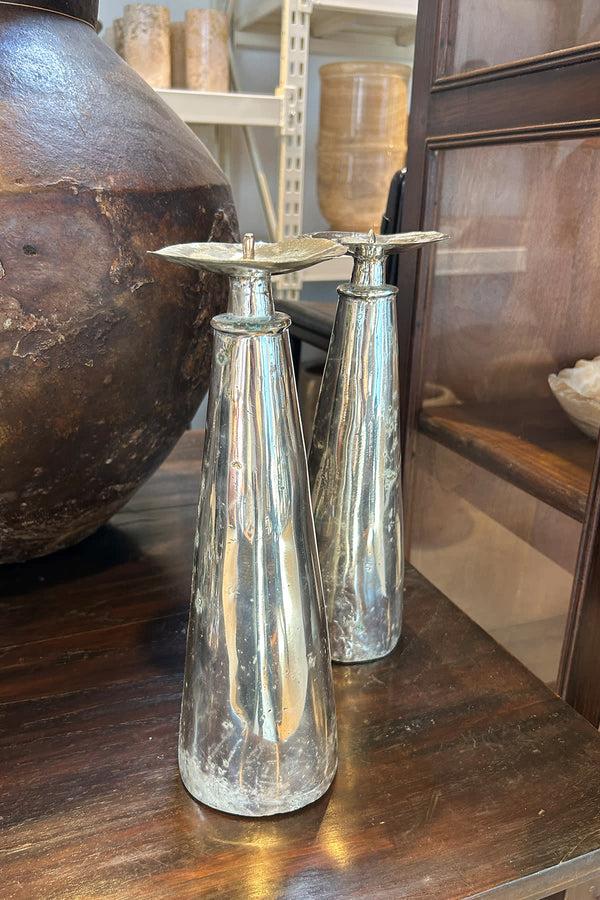 Rabens Saloner Bronce Candlestick Rabens Apartment I Silver Brass