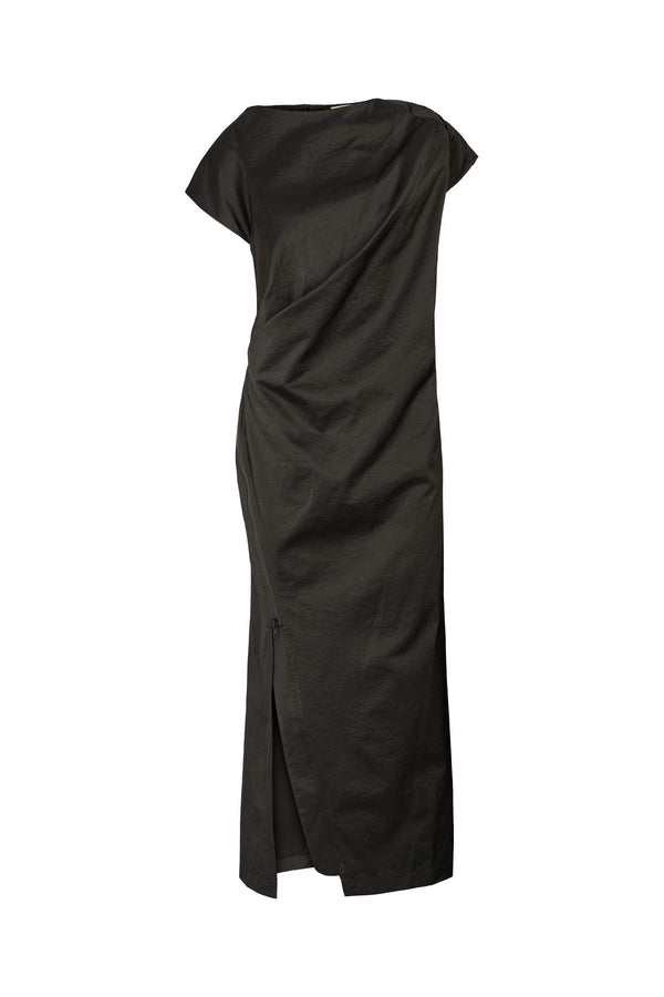 rabens saloner Cenobia Cotton fusion dress I Pirate black