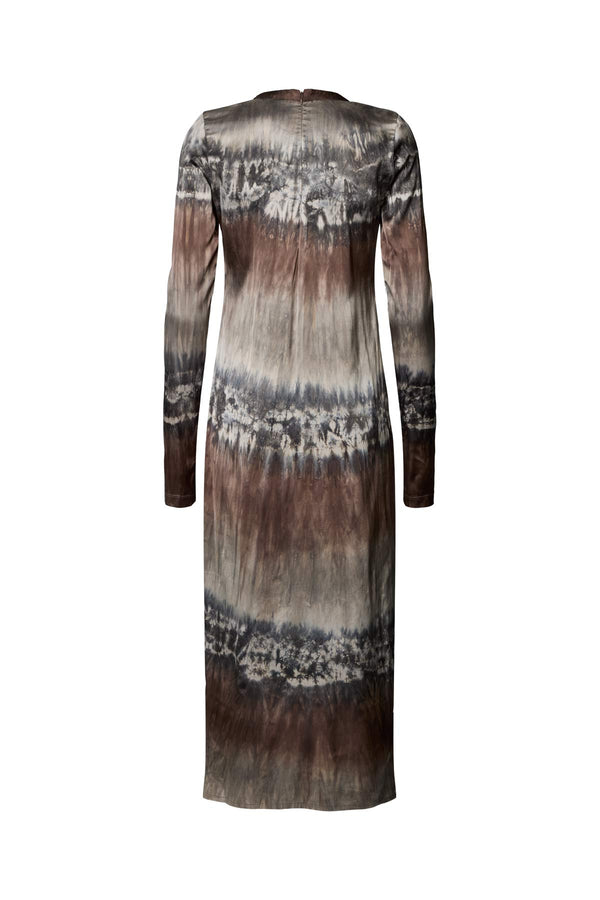 Rabens Saloner Cesilla Arizona Tube Dress I Cement Combo