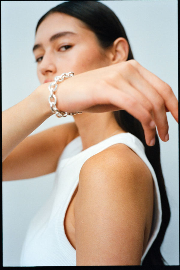 Rabens Saloner Chain Bracelet Rabens Momento I Silver