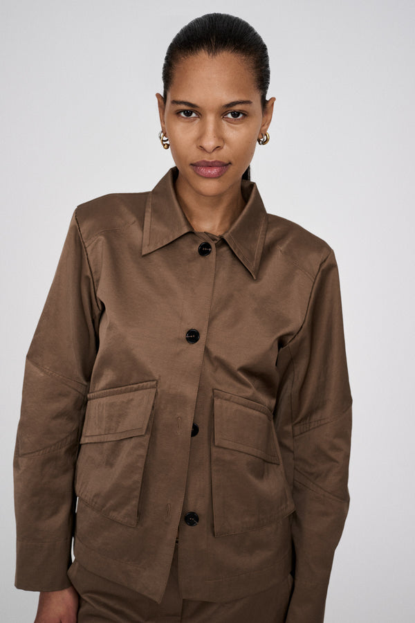 Rabens Saloner Charmaine Cotton Fusion Jacket I Cub