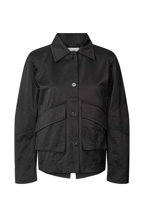 rabens saloner Charmaine Cotton fusion jacket I Pirate black
