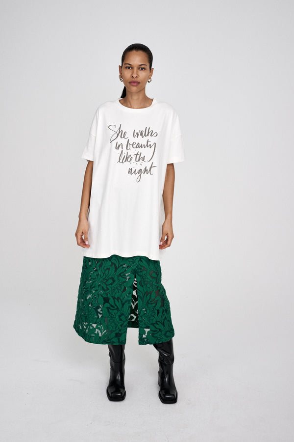 Rabens Saloner Dee Poet Oversize T-shirt I Faded Black