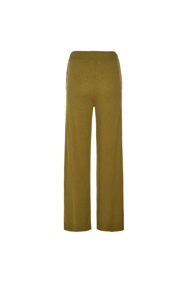 Rabens Saloner Dianne Pure Wool Lounge Pants I Fern Green