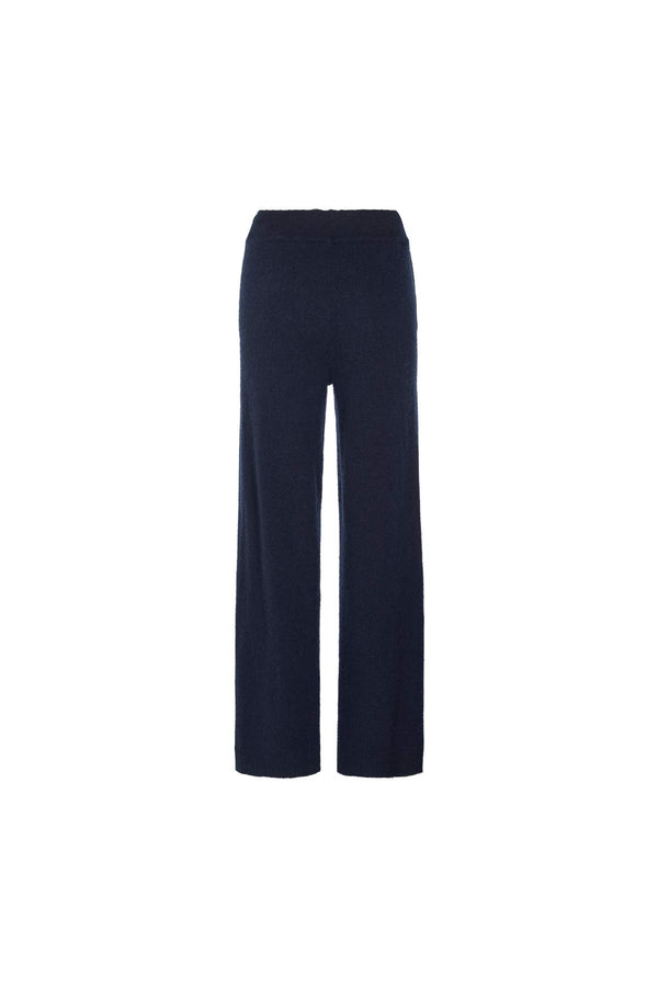 Rabens Saloner Dianne Pure Wool Lounge Pants I Navy