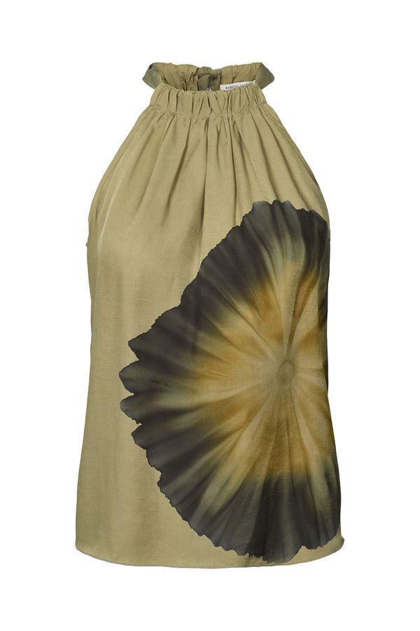 rabens saloner Dida Bloom halter top I Hazelnut combo