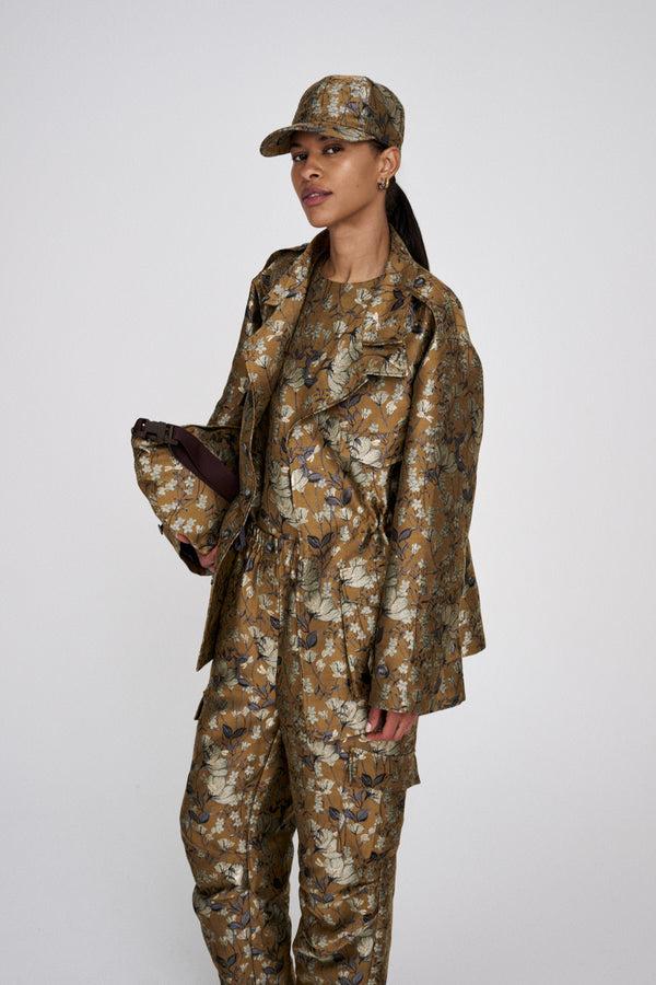 Rabens Saloner Feodora Ottoman Jacquard Jacket I Golden Combo