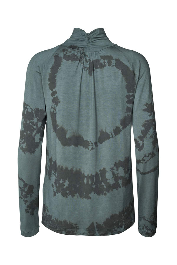 Rabens Saloner Hiba Cosmic FN Long Sleeve Top I Anthracite Combo