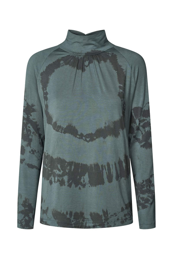 rabens saloner Hiba Cosmic FN long sleeve top I Anthracite combo