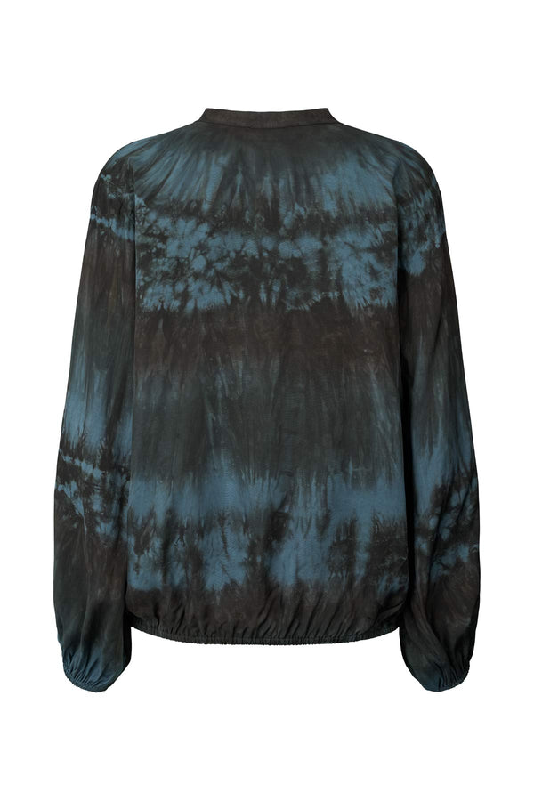 Rabens Saloner Ira Arizona Tie Shirt I Midnight Blue Combo